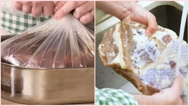 Brine for 10 days & Drain and rinse