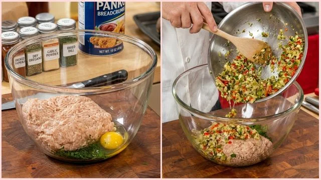 Combine the chicken mixture