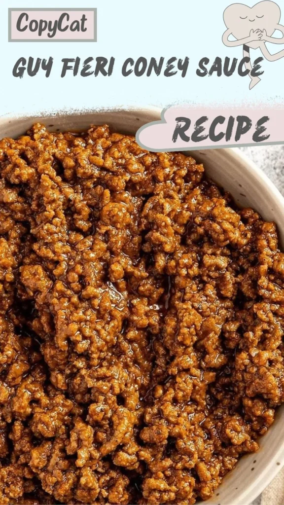 Copycat Guy Fieri Coney Sauce Recipe