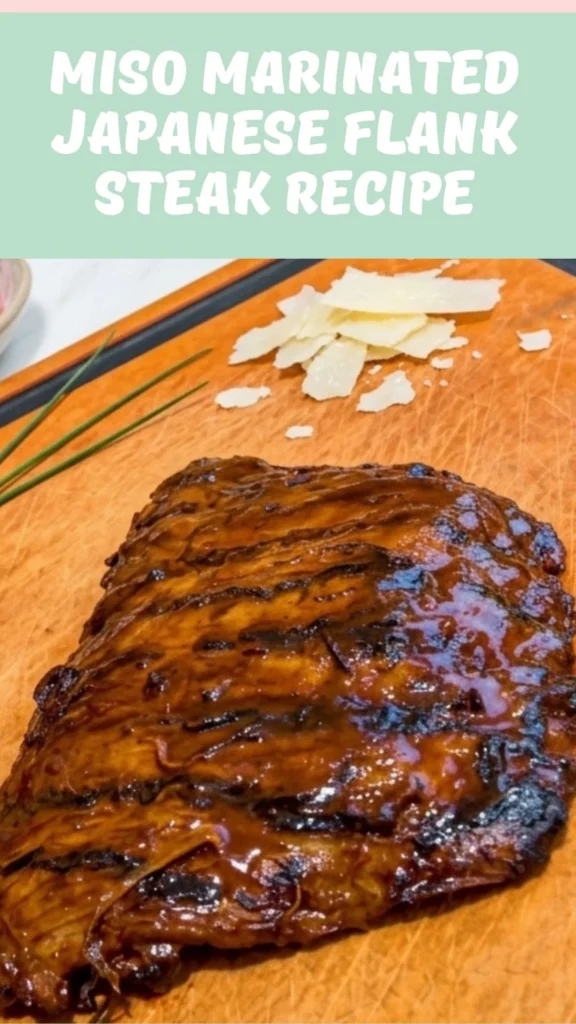 Copycat Miso Marinated Japanese Flank Steak Recipe