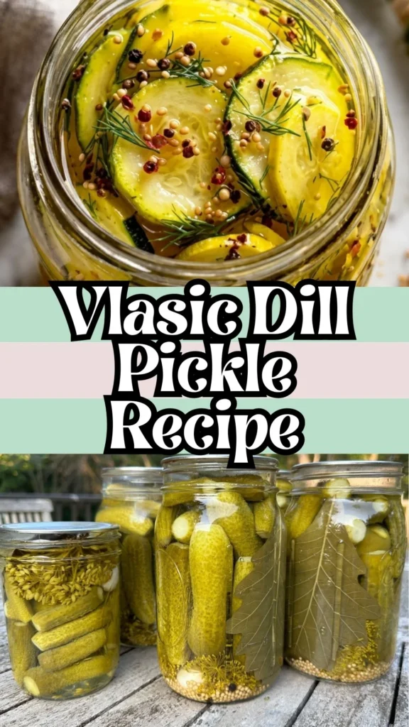 Copycat Vlasic Dill Pickle Recipe