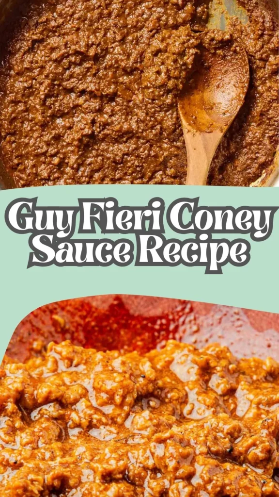 Homemade Guy Fieri Coney Sauce