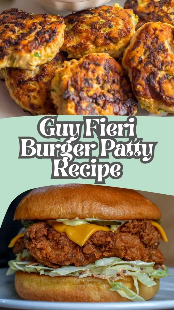 How to make Guy Fieri Burger Patty