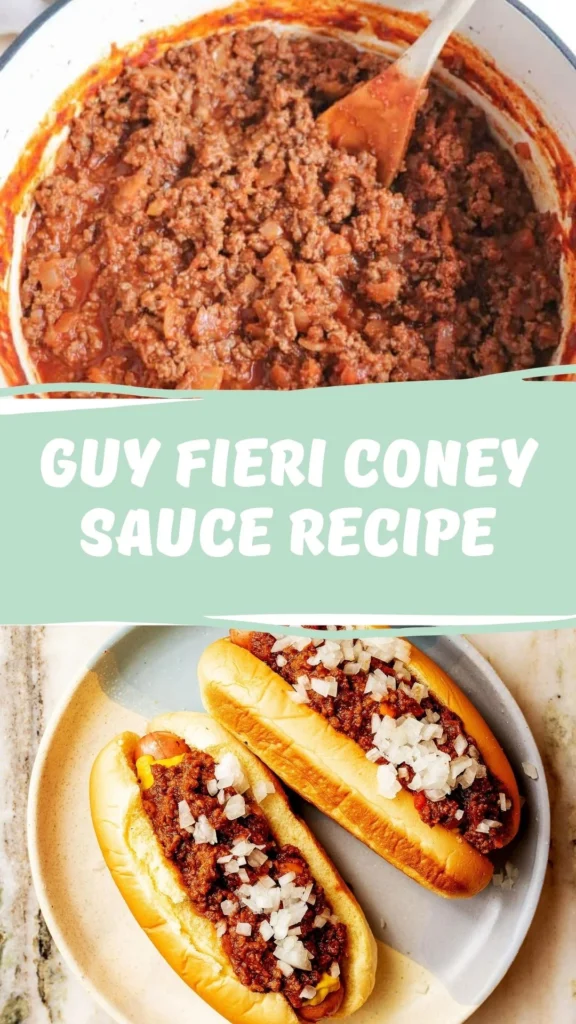 How to make Guy Fieri Coney Sauce