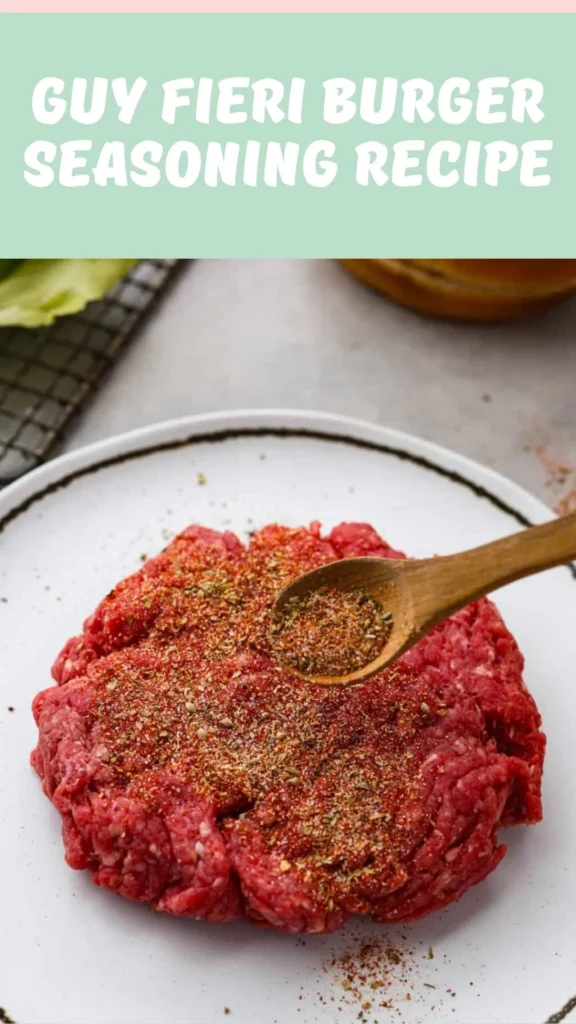 How to use Guy Fieri Burger Seasoning