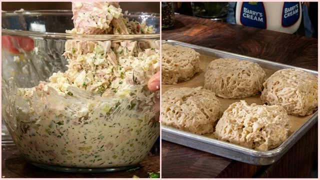 Let the mixture rest & Shape the cakes