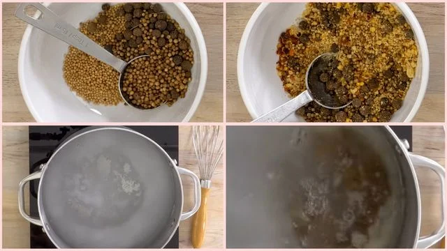 Make the pickling spice & Build the brine