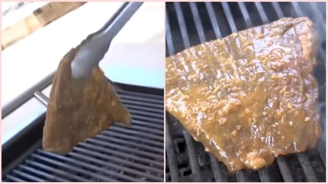 Mix the baste & Sear the steak