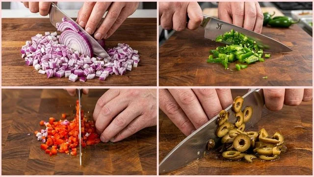 Prep the vegetables