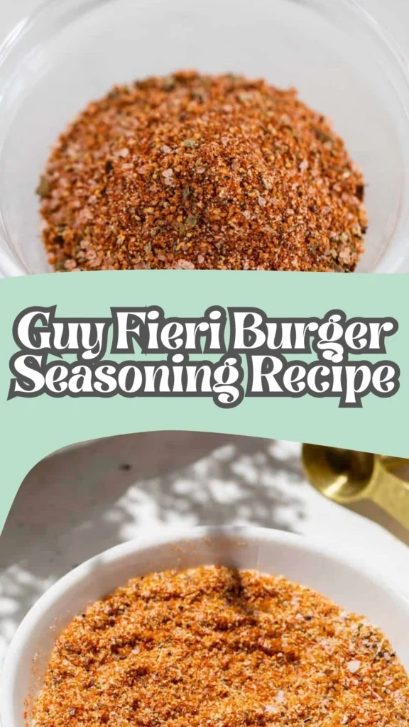 Recipe for Guy Fieri Burger Seasoning