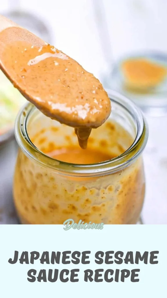 Recipe for Japanese Sesame Sauce