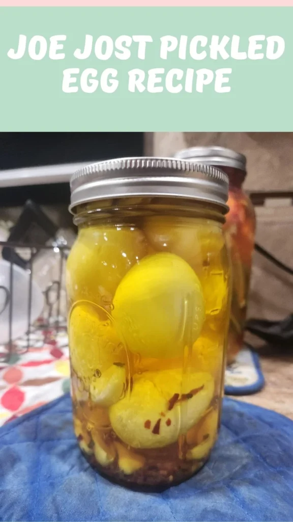 Recipe for Joe Jost Pickled Egg