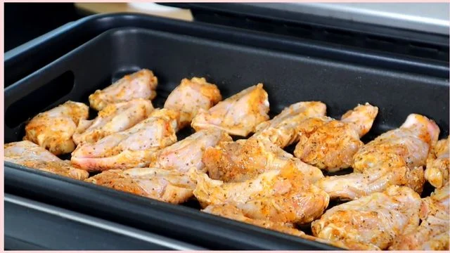 Air fry the wings