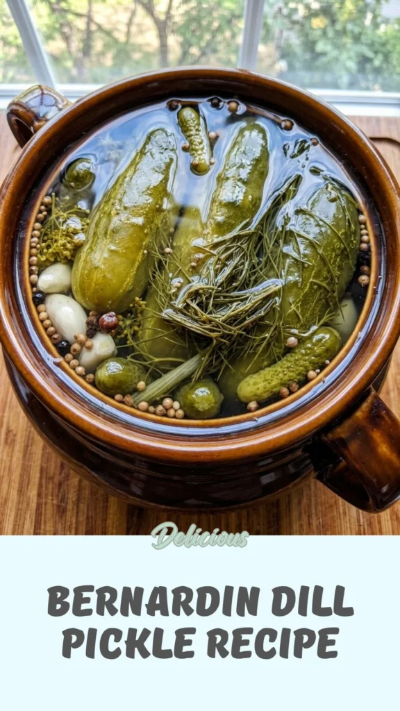 Copycat Bernardin Dill Pickle Recipe