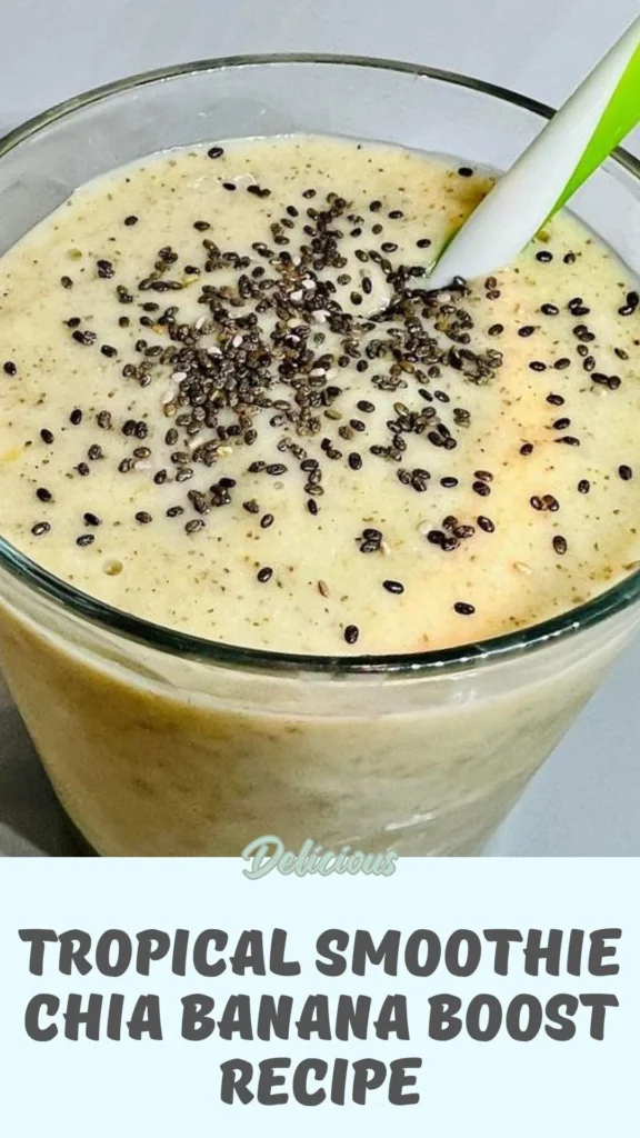 Copycat Tropical Smoothie Chia Banana Boost Recipe