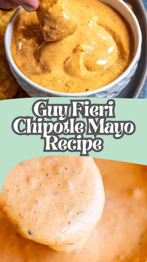 Homemade Guy Fieri Chipotle Mayo