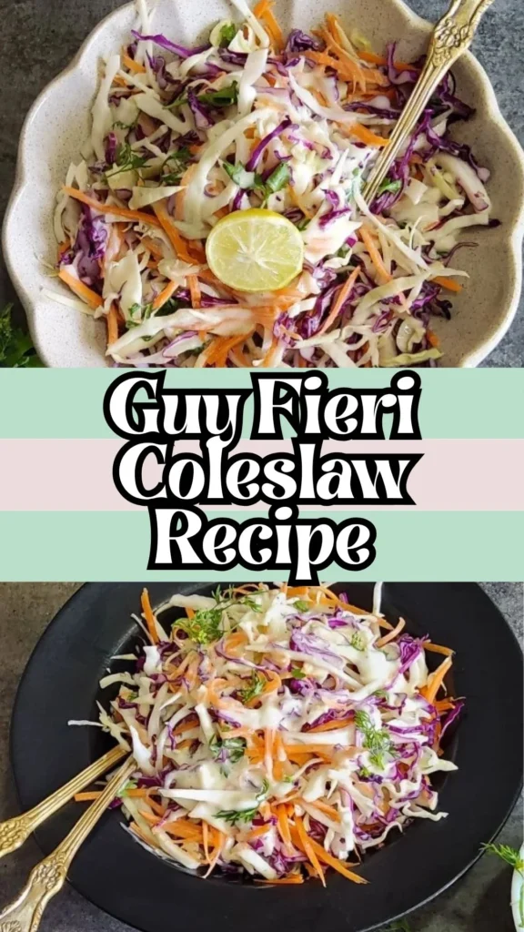 Homemade Guy Fieri Coleslaw