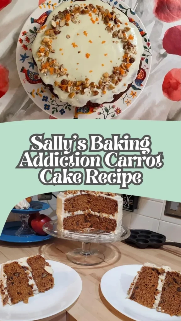 Homemade Sally’s Baking Addiction Carrot Cake
