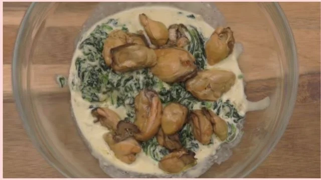 Combine with oysters