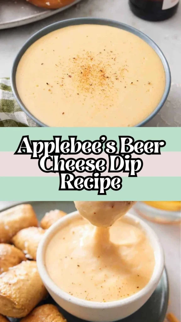 Copycat Applebee’s Beer Cheese Dip Recipe