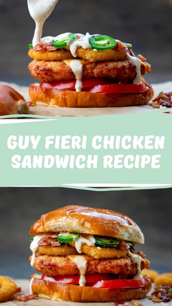 Copycat Guy Fieri Chicken Sandwich Recipe