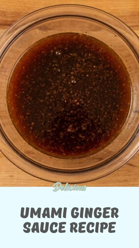 Copycat Umami Ginger Sauce Recipe