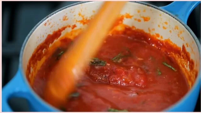 Finish the sauce