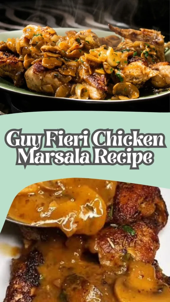 Homemade Guy Fieri Chicken Marsala