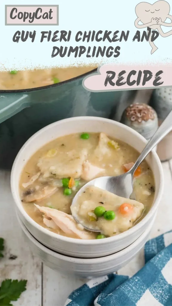 Homemade Guy Fieri Chicken and Dumplings