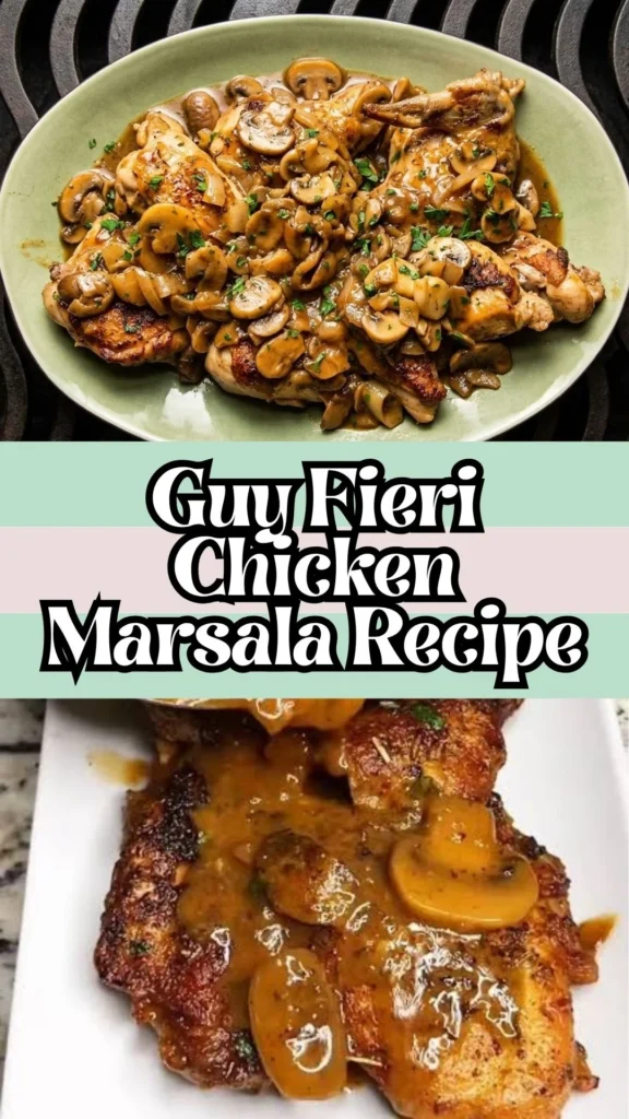 How to make Guy Fieri Chicken Marsala