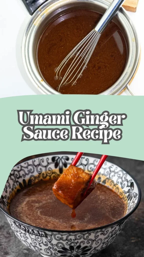 How to make Umami Ginger Sauce