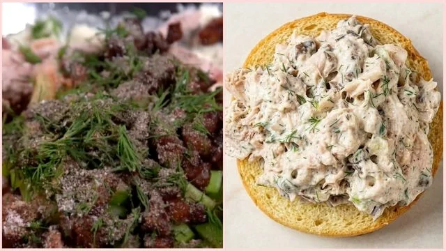 Mix the salad & Assemble