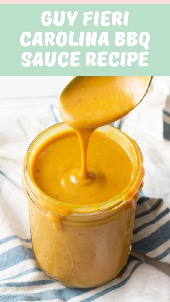 Copycat Guy Fieri Carolina BBQ Sauce Recipe