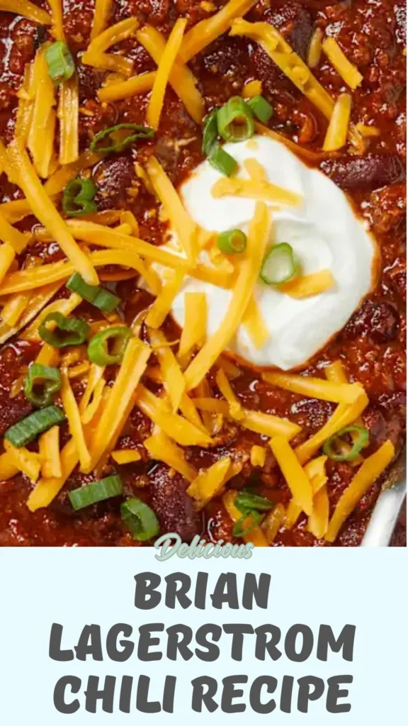 Homemade Brian Lagerstrom Chili