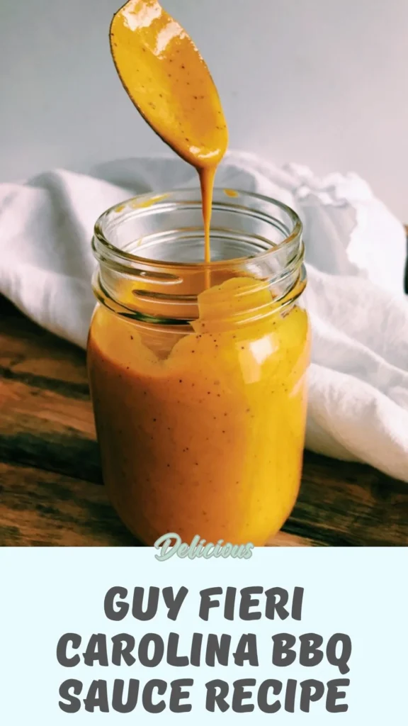 Homemade Guy Fieri Carolina BBQ Sauce