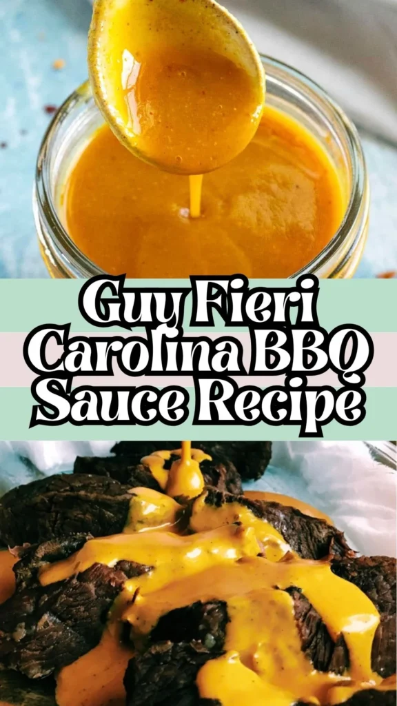 How to make Guy Fieri Carolina BBQ Sauce