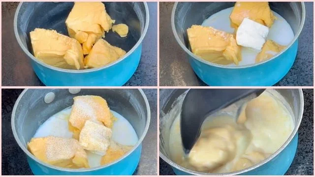 Make the cheese sauce